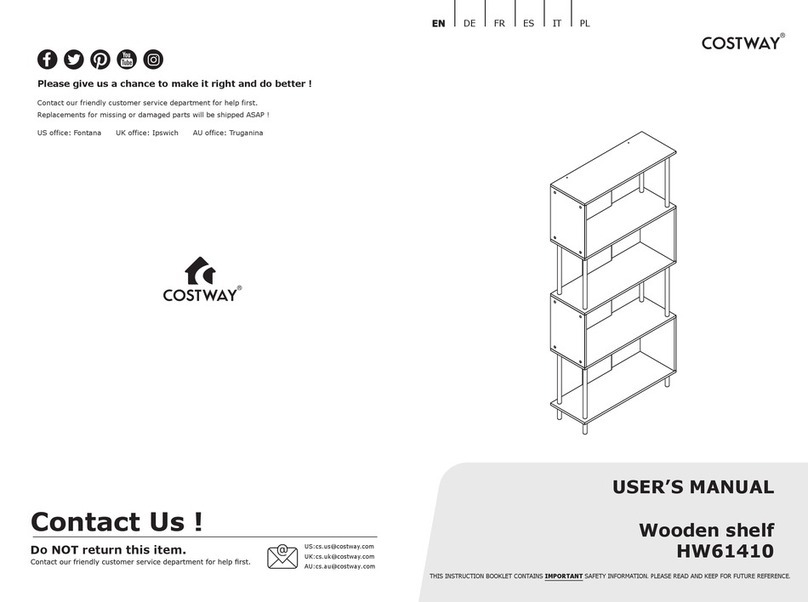 Costway HW61410 User manual Costway HW61410 User manual