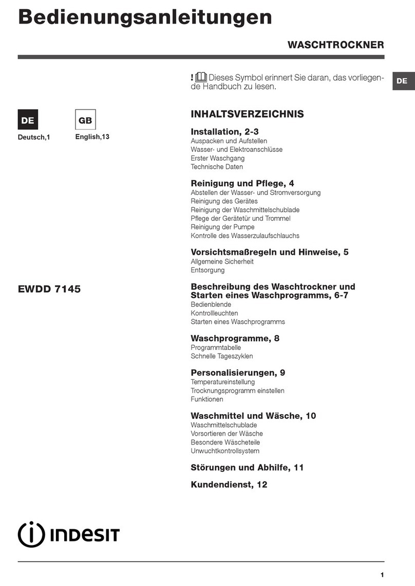 Indesit EWDD 7145 User manual