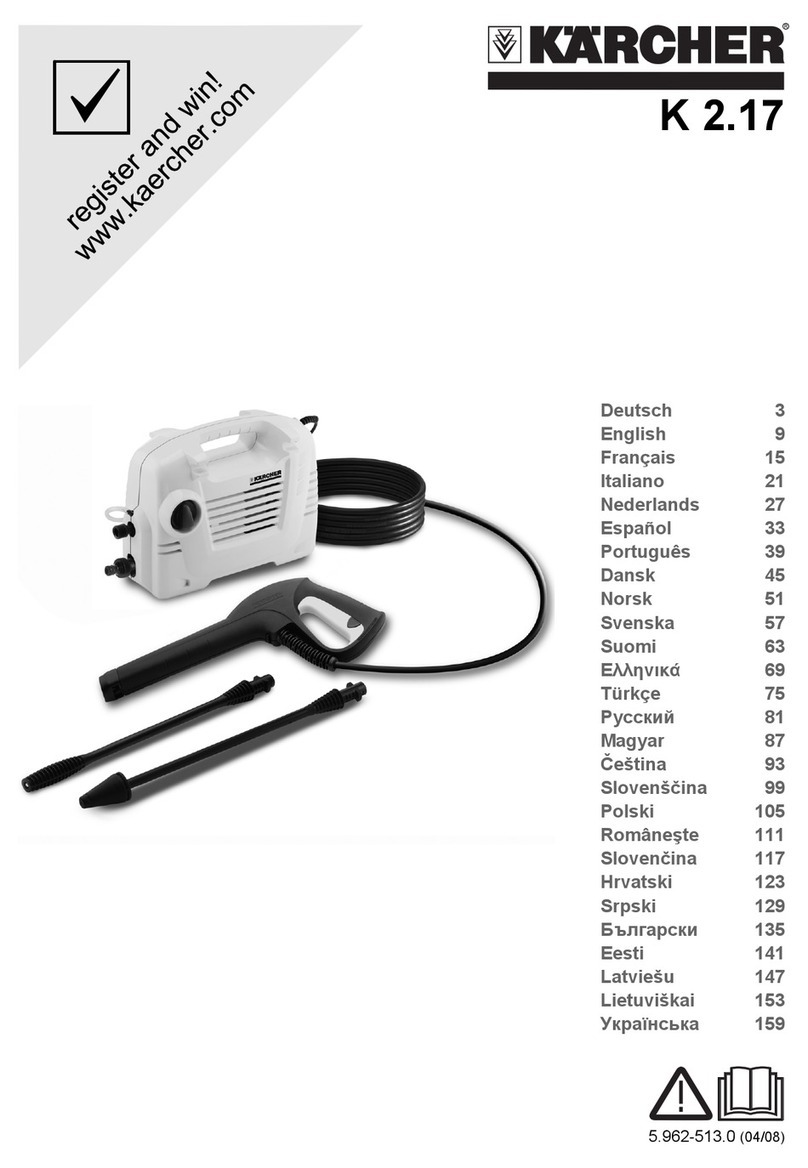 Kärcher K 2.17 instructions