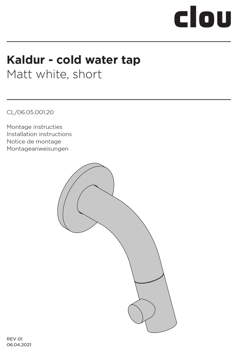 Clou Kaldur CL/06.05.001.20 User manual Clou Kaldur CL/06.05.001.20 User manual