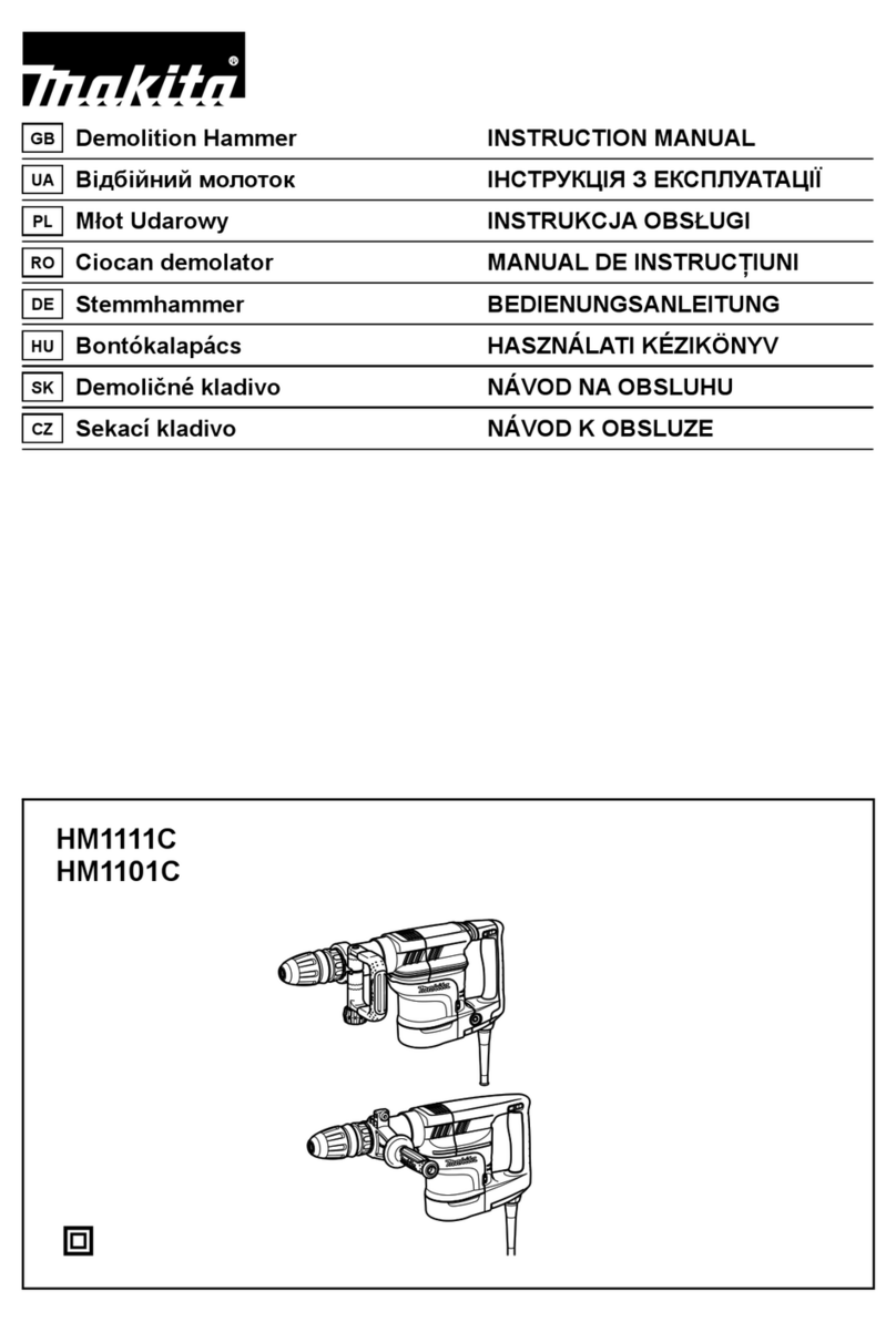 Makita HM1101C instruction manual