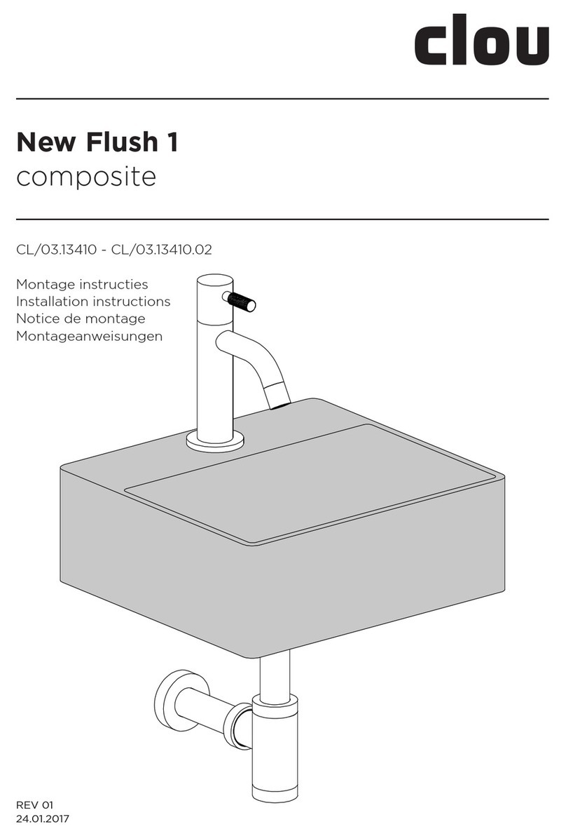 Clou New Flush 1 CL/03.13410 User manual