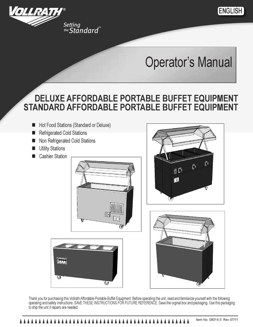 Vollrath DELUXE User manual Vollrath DELUXE User manual