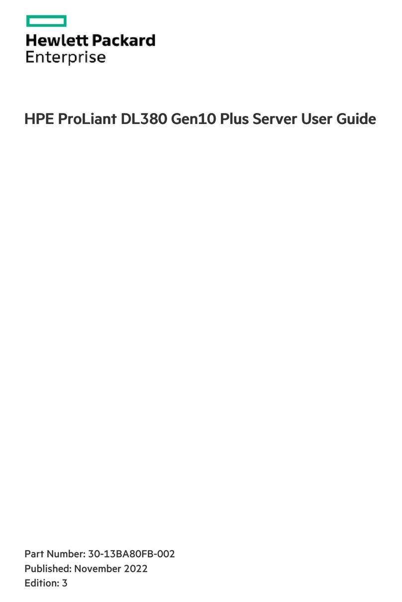 HPE ProLiant DL380 Gen10 Plus User manual