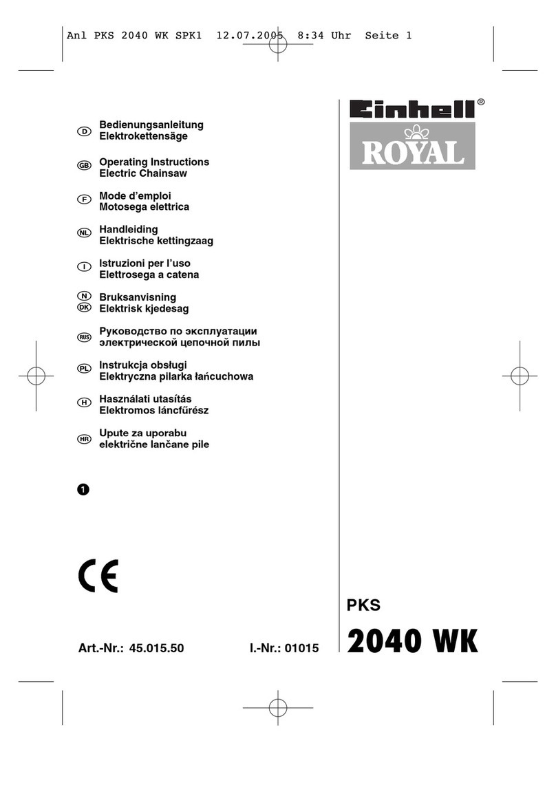 EINHELL Royal PKS 2040 WK User manual