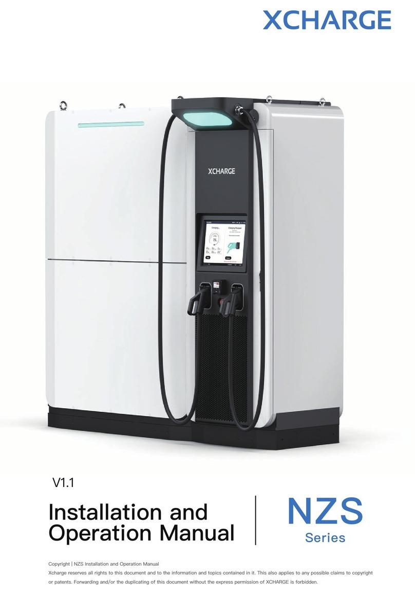 XCHARGE NZS Series Installation and operation manual