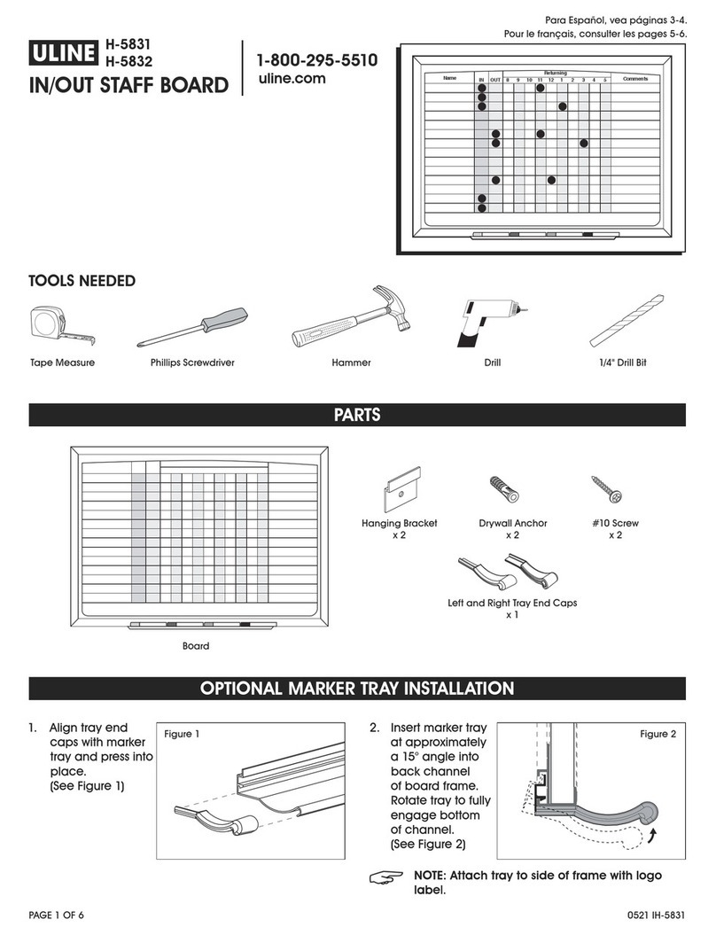 U-Line H-5831 quick start guide