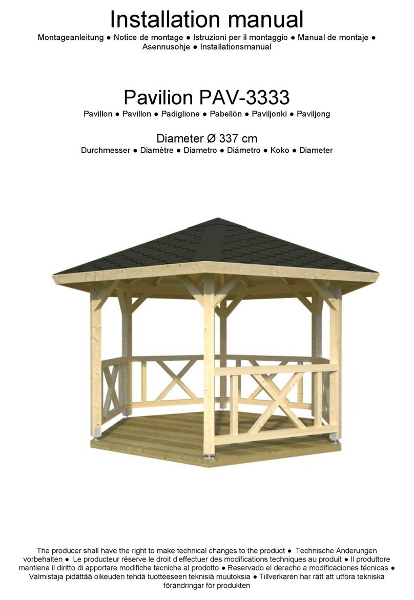 Pavilion PAV-3333 installation manual