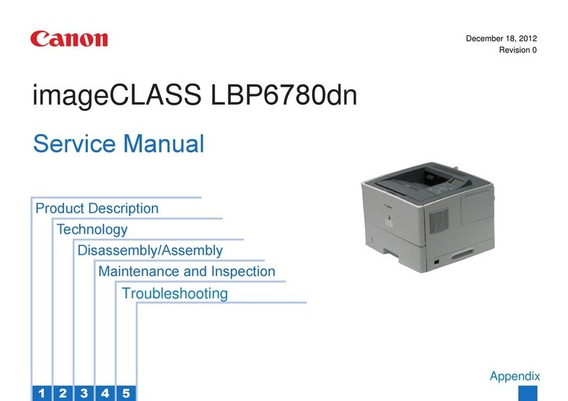 Canon imageCLASS LBP6780dn User manual
