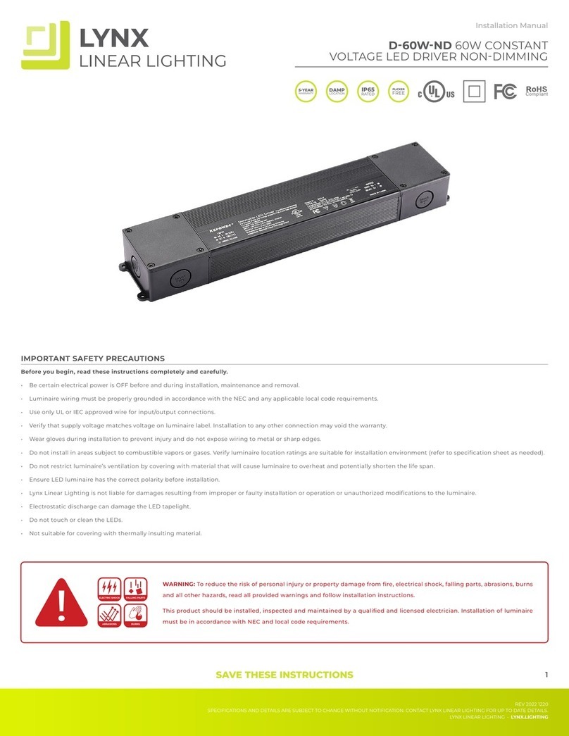 Lynx D-60W-ND installation manual