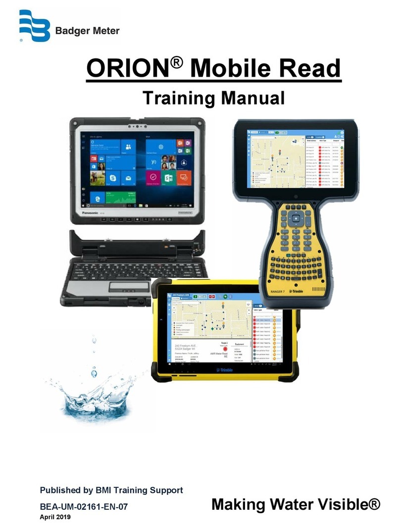 Badger Meter ORION Mobile Read Installation guide