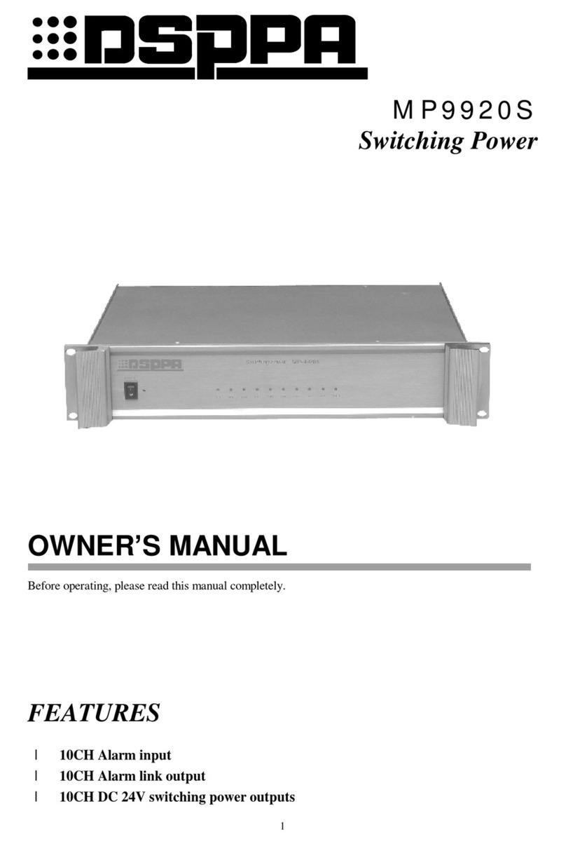 DSPPA MP9920S owner's manual