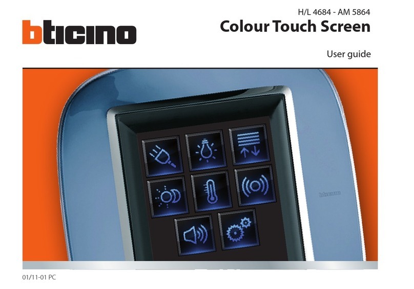 Bticino H/L 4684 user guide