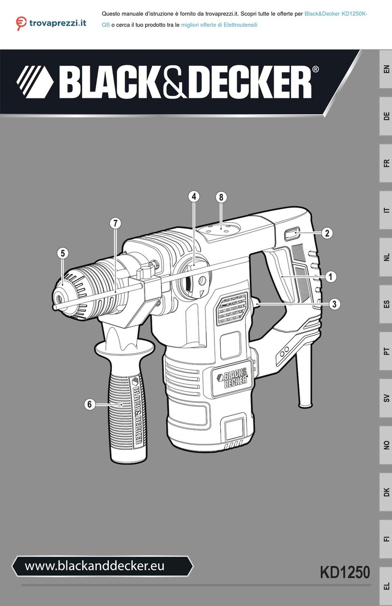 Black & Decker KD1250K-QS User manual