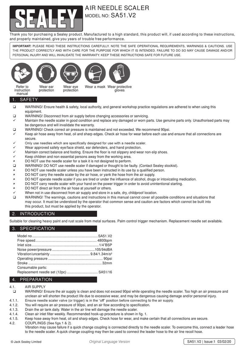 Sealey SA51.V2 User manual