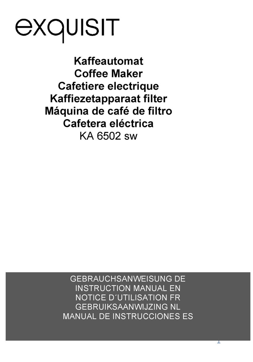 Exquisit KA 6502 sw instruction manual