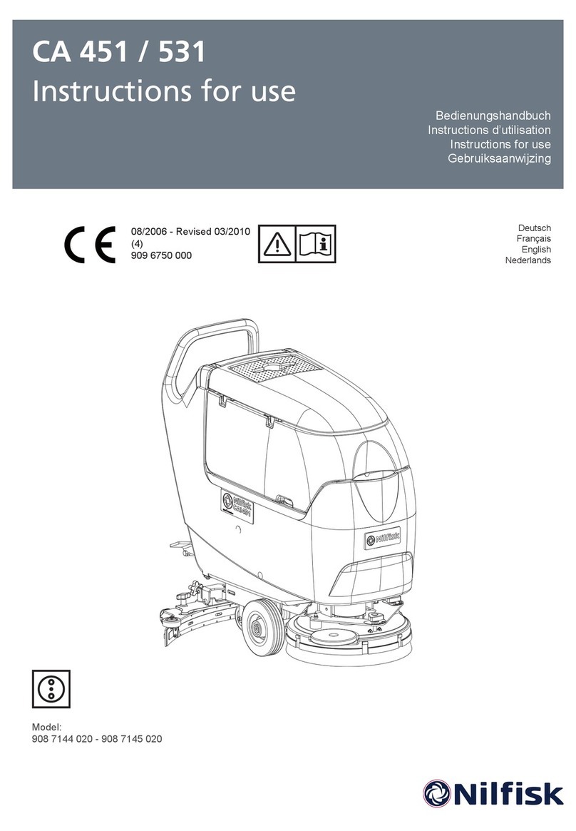 Nilfisk-Advance 908 7144 020 Instructions for use