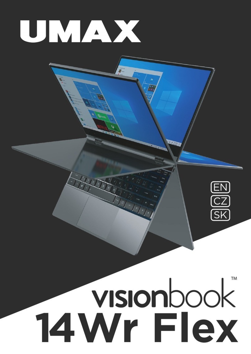 UMAX Technologies Visionbook 14WR manual