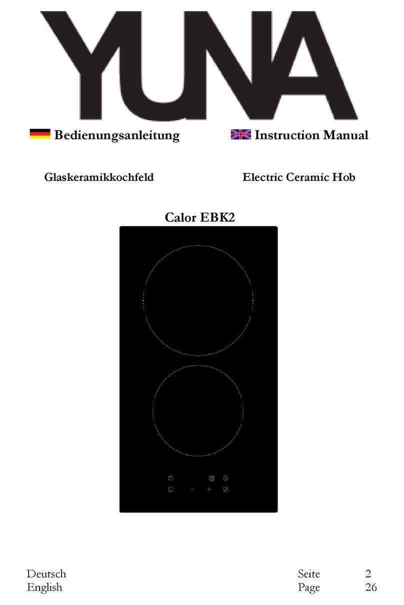 yuna Calor EBK2 instruction manual