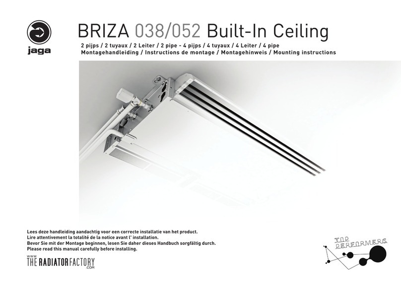 Jaga BRIZA 038/052 Mounting instructions