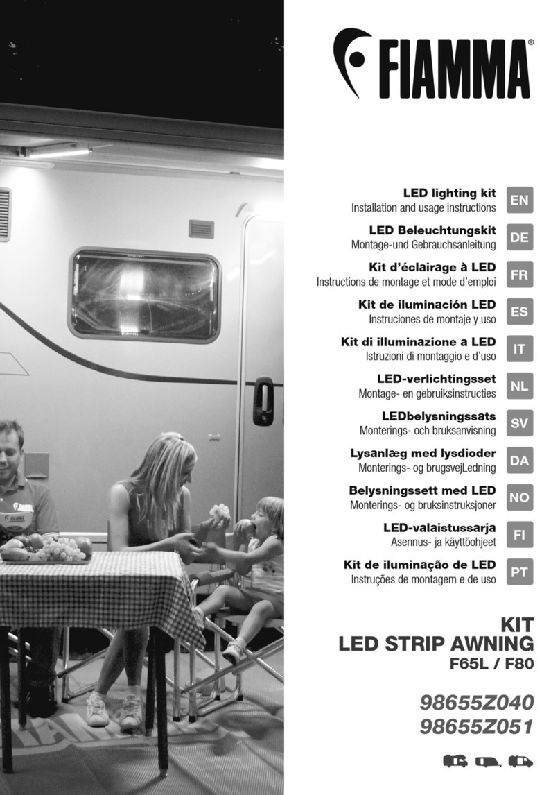 Fiamma 98655Z040 Installation and usage instructions