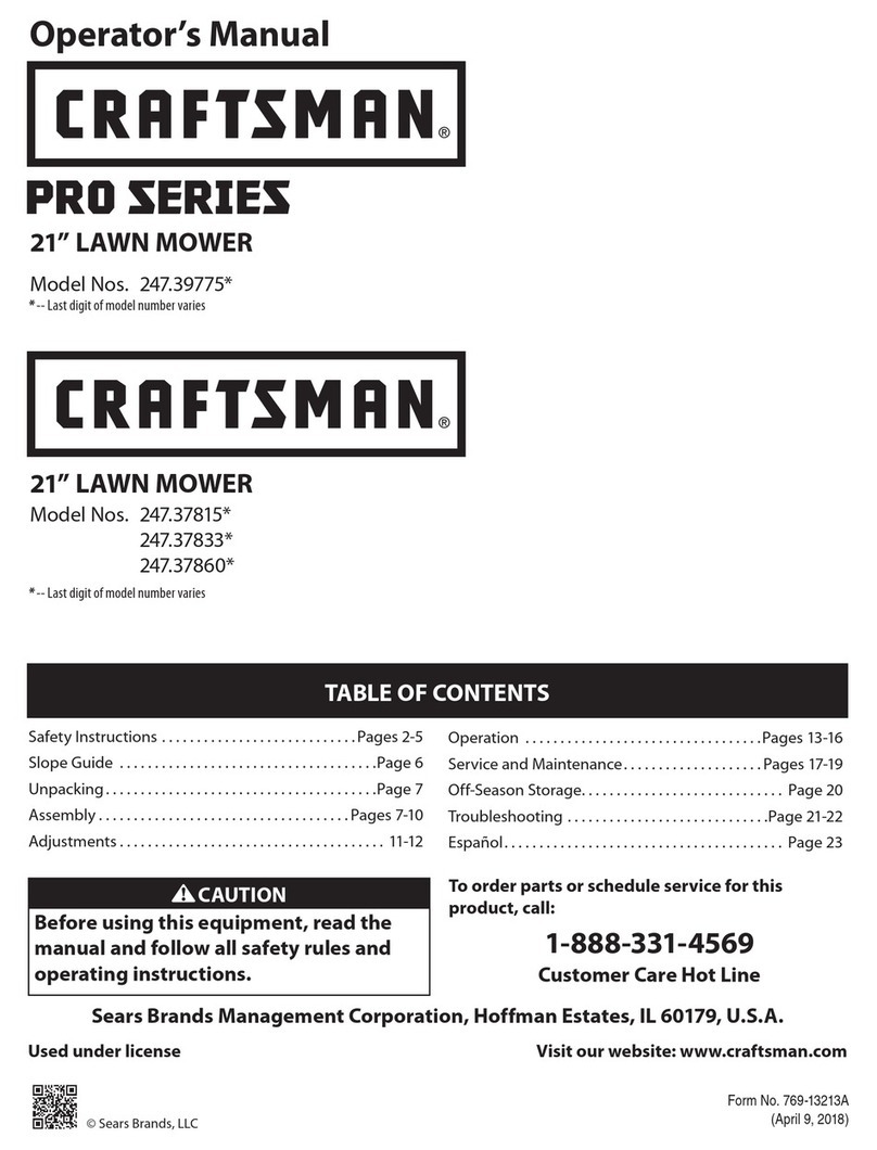 Craftsman Pro 247.37815 Series User manual