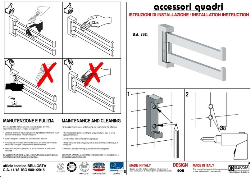 BELLOSTA 7861 installation instructions