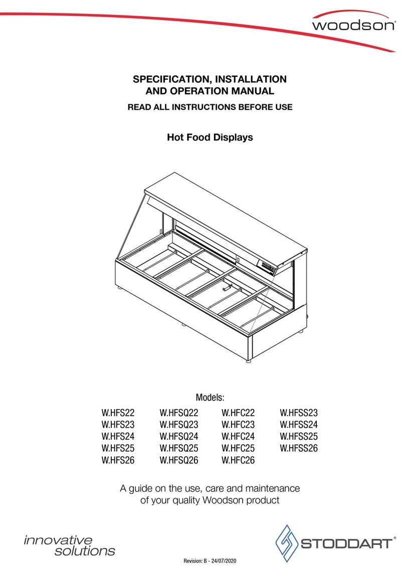 STODDART Woodson W.HFS22 Specification, installation and operation manual