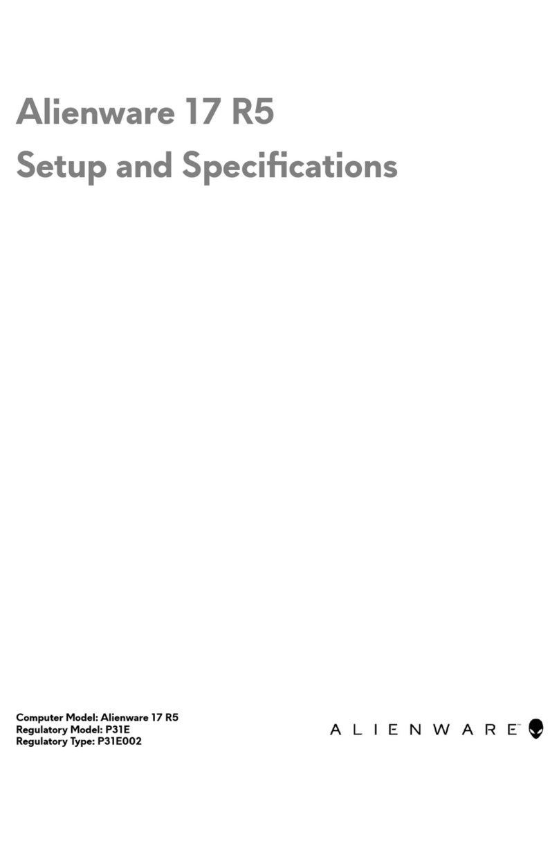 Alienware 17 R5 Operation and maintenance manual