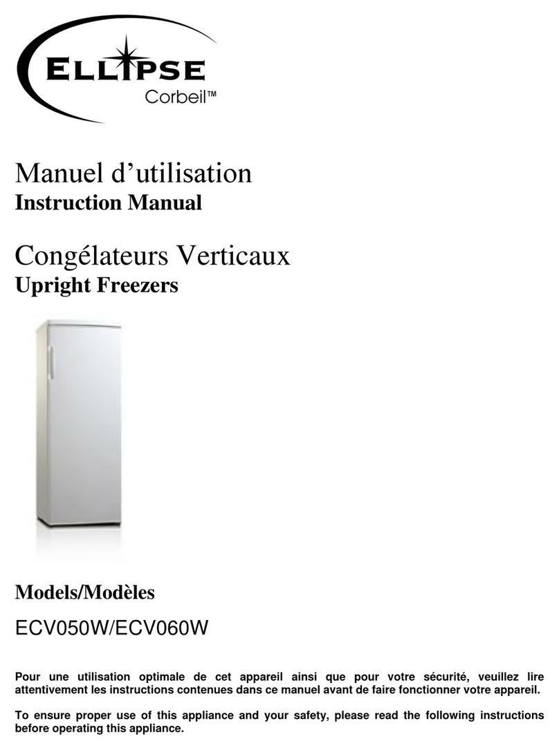 corbeil Ellipse ECV050W instruction manual