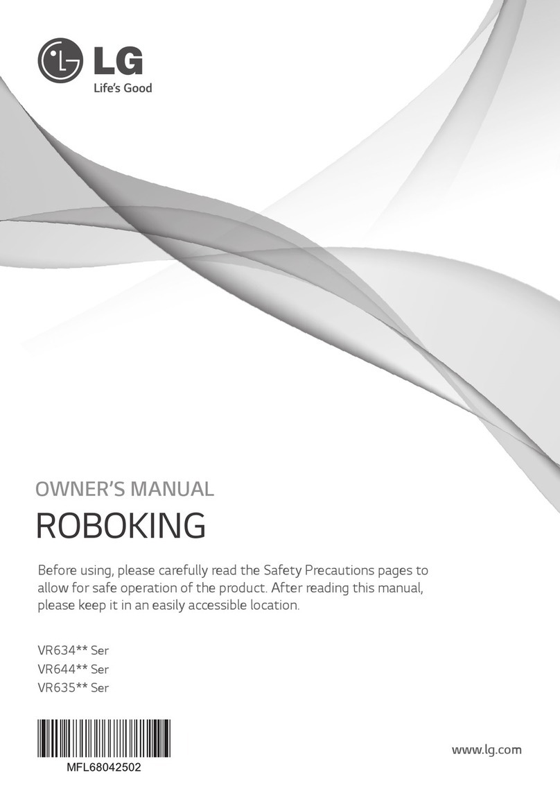 LG ROBOKING VR644 Series owner's manual