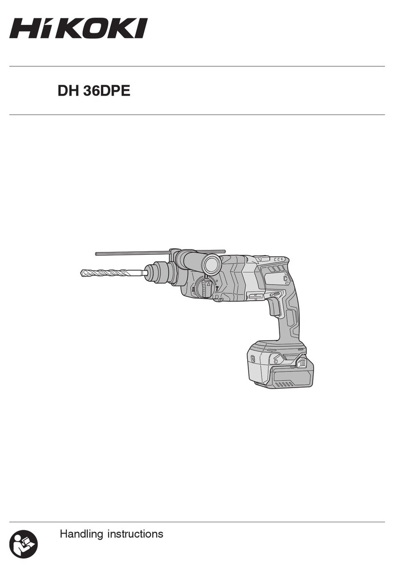 Hitachi DH 36DPE User manual
