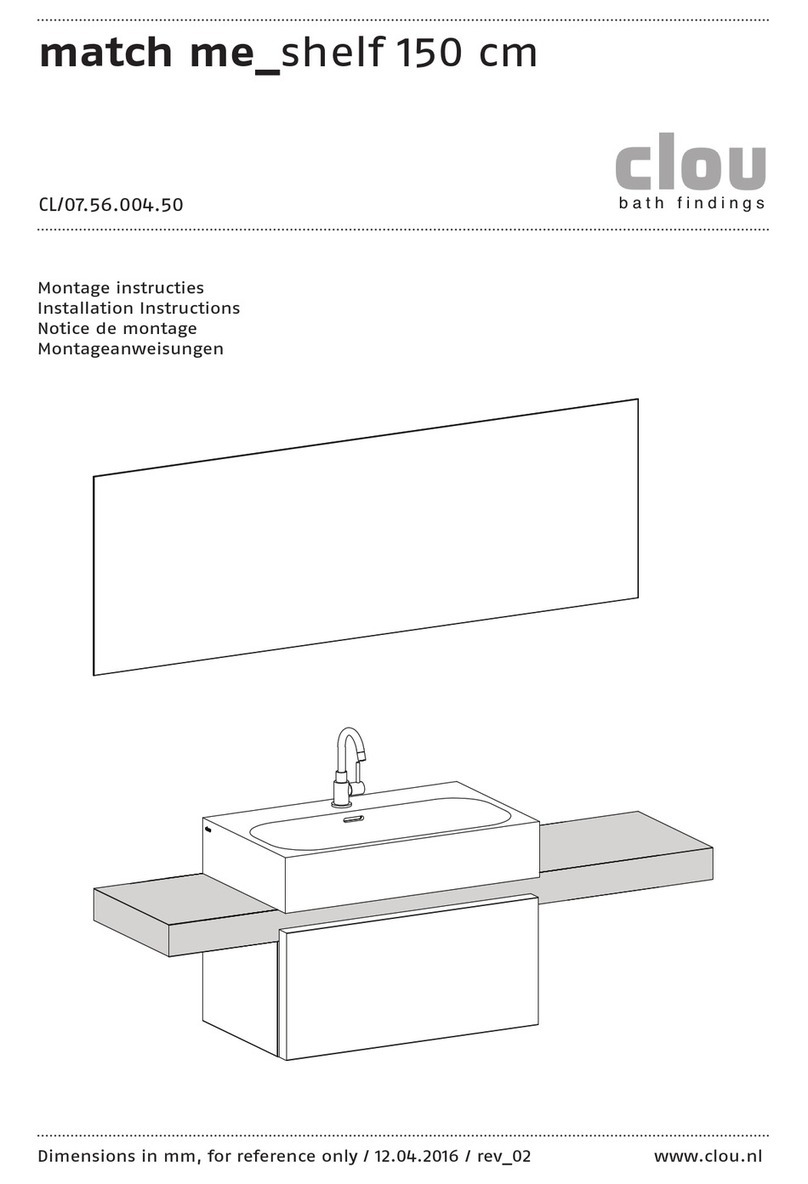 Clou match me CL/07.56.004.50 installation instructions