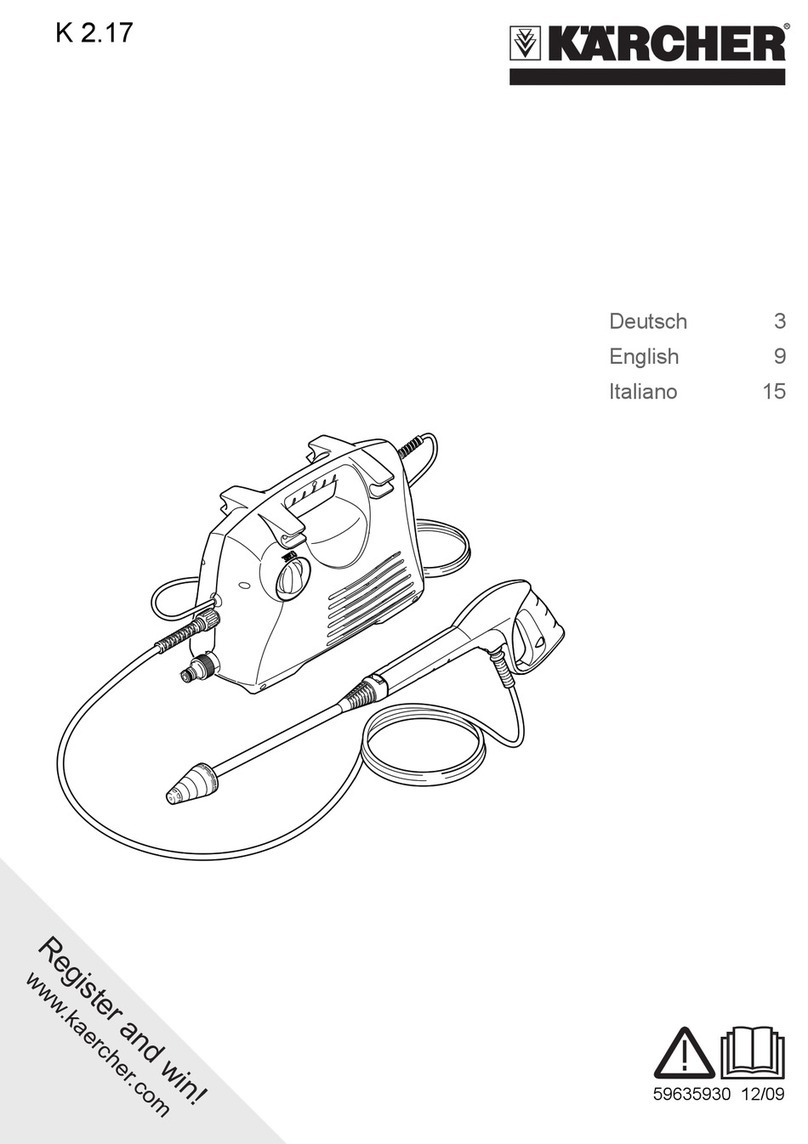 Kärcher K 2.17 User manual Kärcher K 2.17 User manual