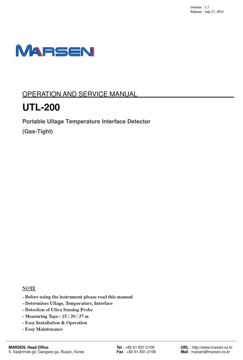 Marsen UTL-200 Operation and service manual Marsen UTL-200 Operation and service manual
