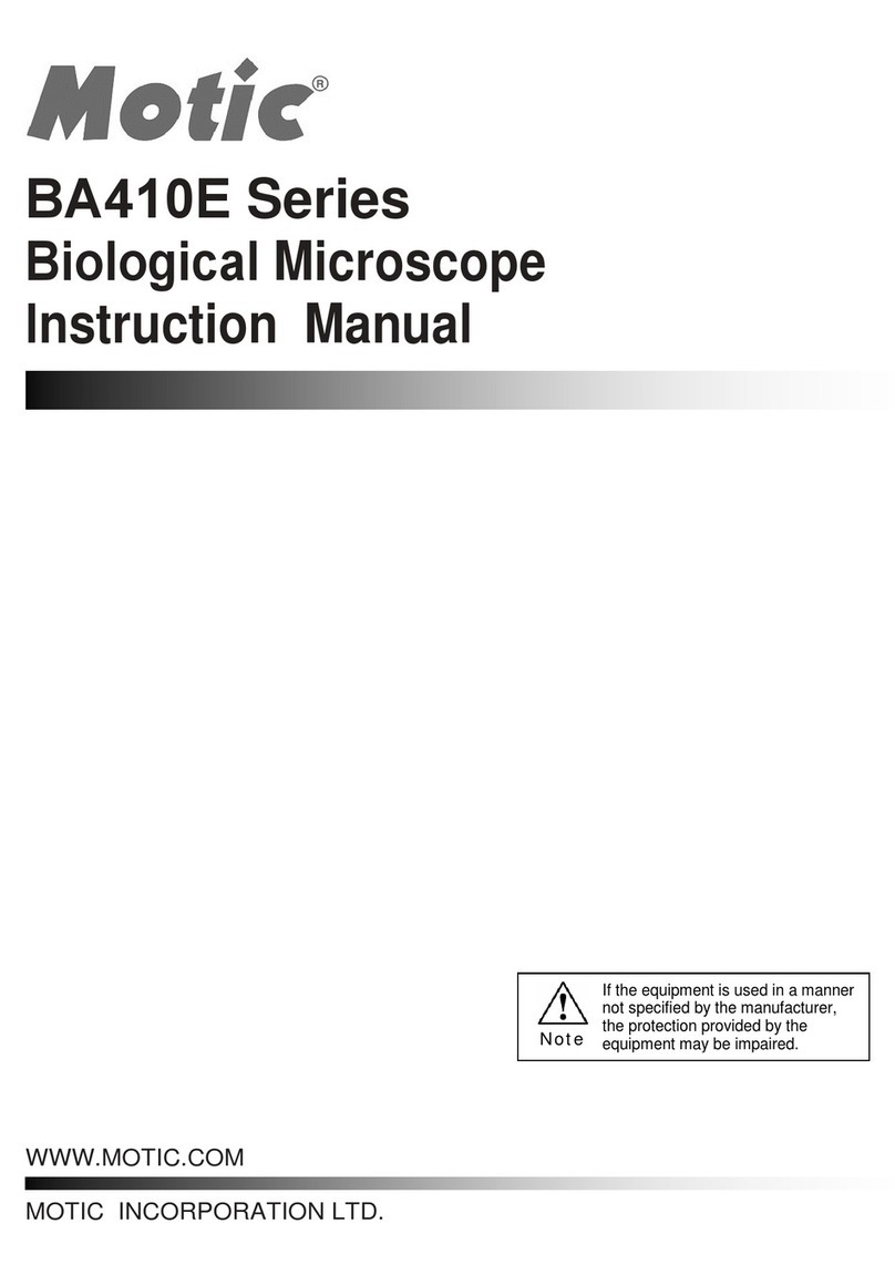 Motic BA410E Series User manual