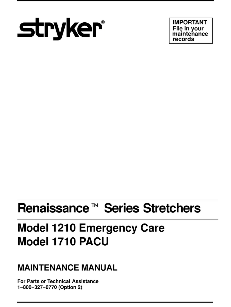 Stryker Renaissance 1210 User manual
