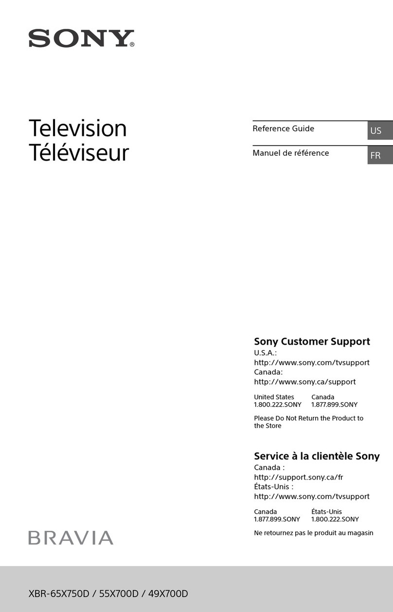 Sony BRAVIA XBR-55X700D User manual