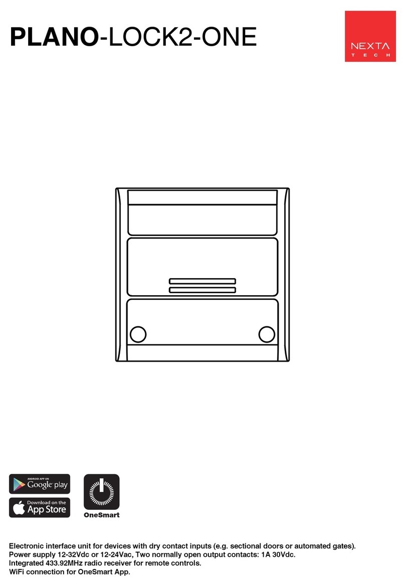 Nexta Tech PLANO-LOCK2-ONE manual