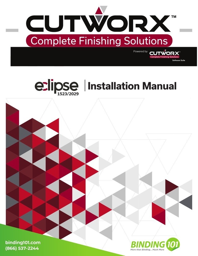 CUTWORX eclipse 1523 installation manual