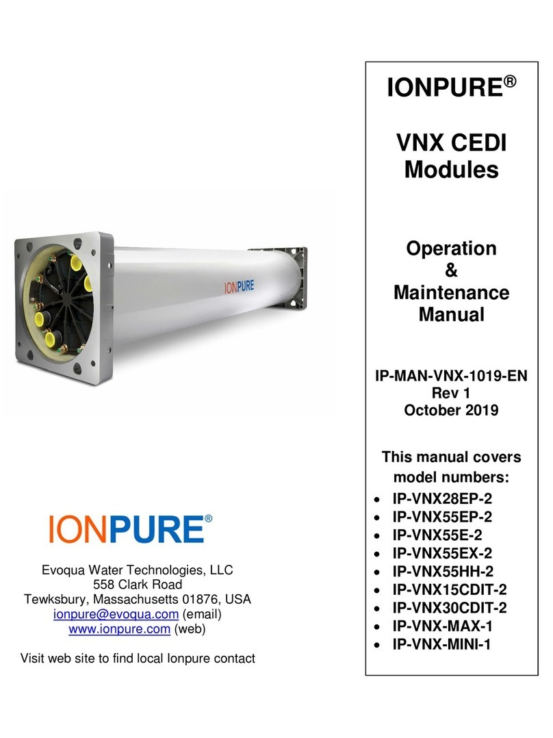 IONPURE IP-VNX28EP-2 Operation & maintenance manual