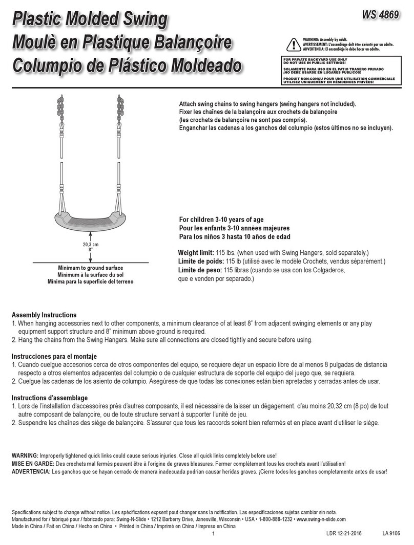 Swing-N-Slide WS 4869 User manual