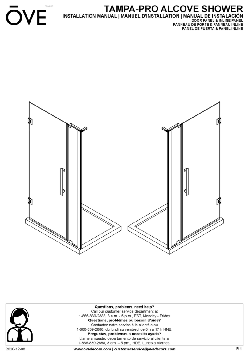 OVE TAMPA-PRO TP0130 G Series installation manual