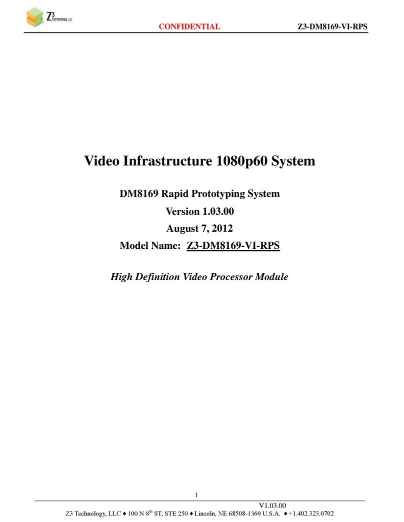 Z3 Technology Z3-DM8169-VI-RPS instruction manual