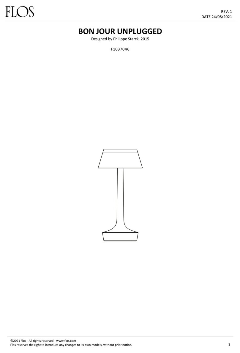 FLOS F1037046 User manual FLOS F1037046 User manual