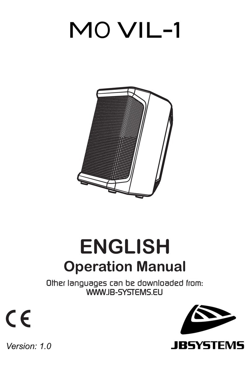 JB Systems MOVIL-1 User manual JB Systems MOVIL-1 User manual