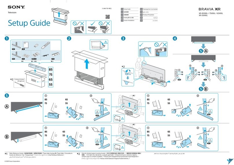 Sony XR-75X90L User manual