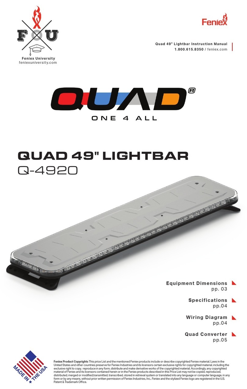 Feniex QUAD Q-4920 quick start guide