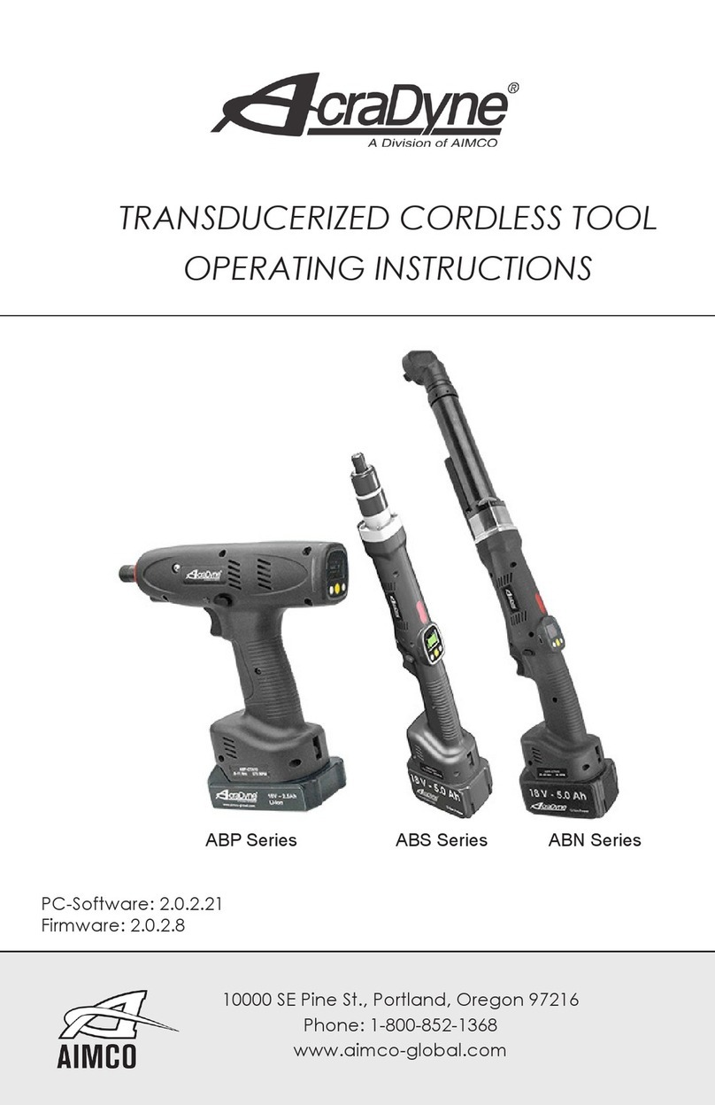 Aimco AcraDyne ABP Series operating instructions