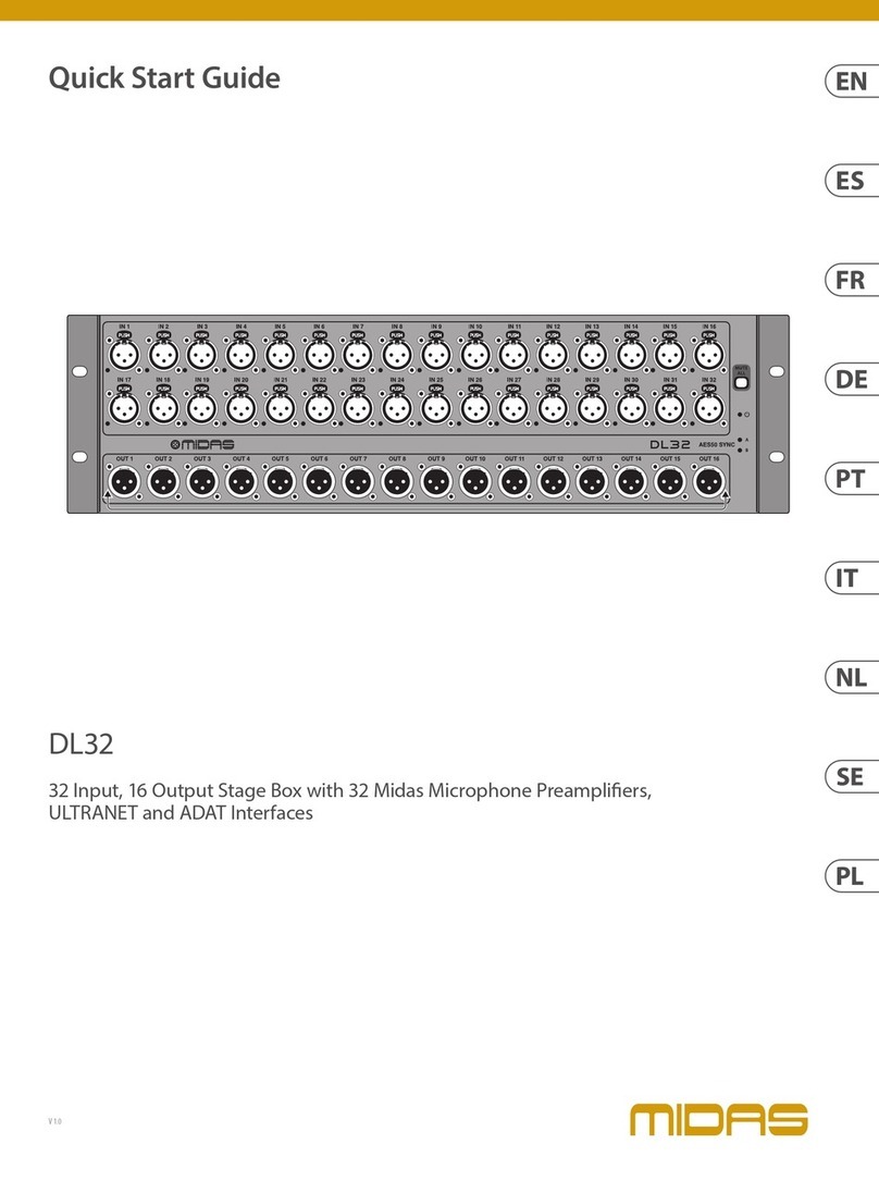 Midas Digital Snake DL32 quick start guide